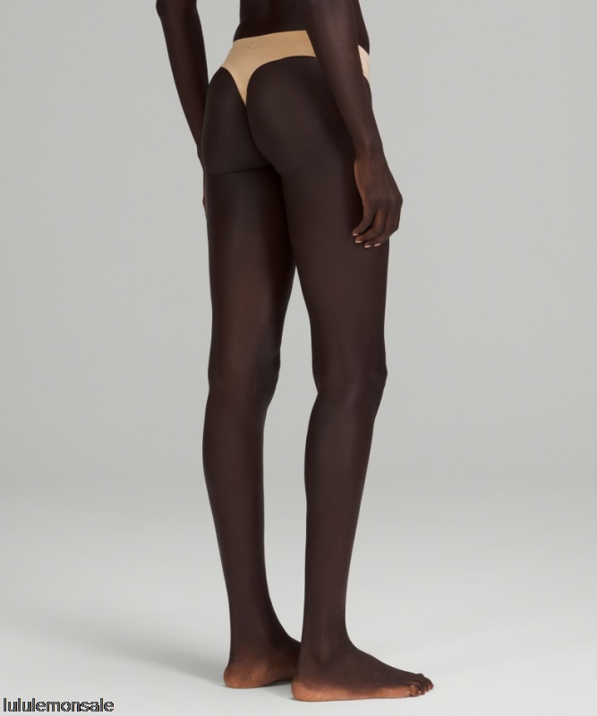 Lululemon Damen DELULU600 | Invisiwear Mittelhohe Tanga Unterwäsche Kontur